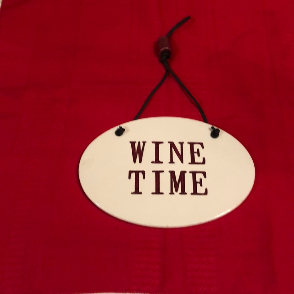 Ceramic Wine plaque